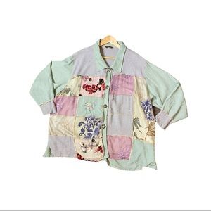 Paisley print vintage butting up no label